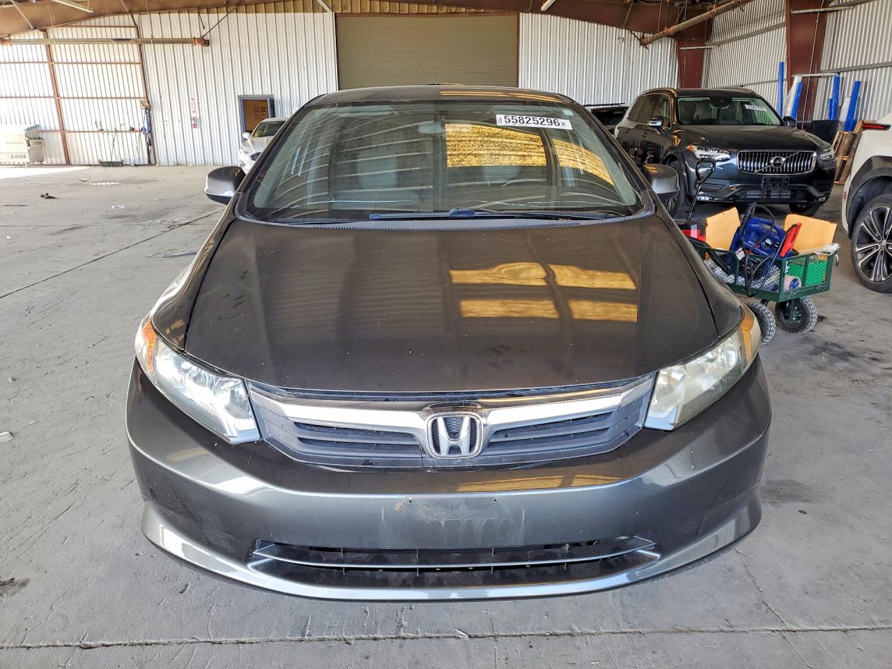 2012 Honda Civic Lx Серый vin: 2HGFB2F51CH311442