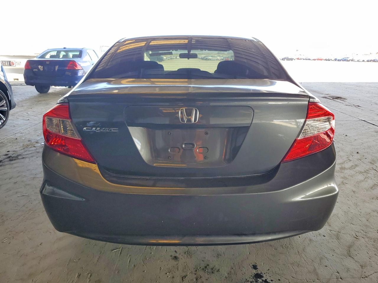 2012 Honda Civic Lx Серый vin: 2HGFB2F51CH311442