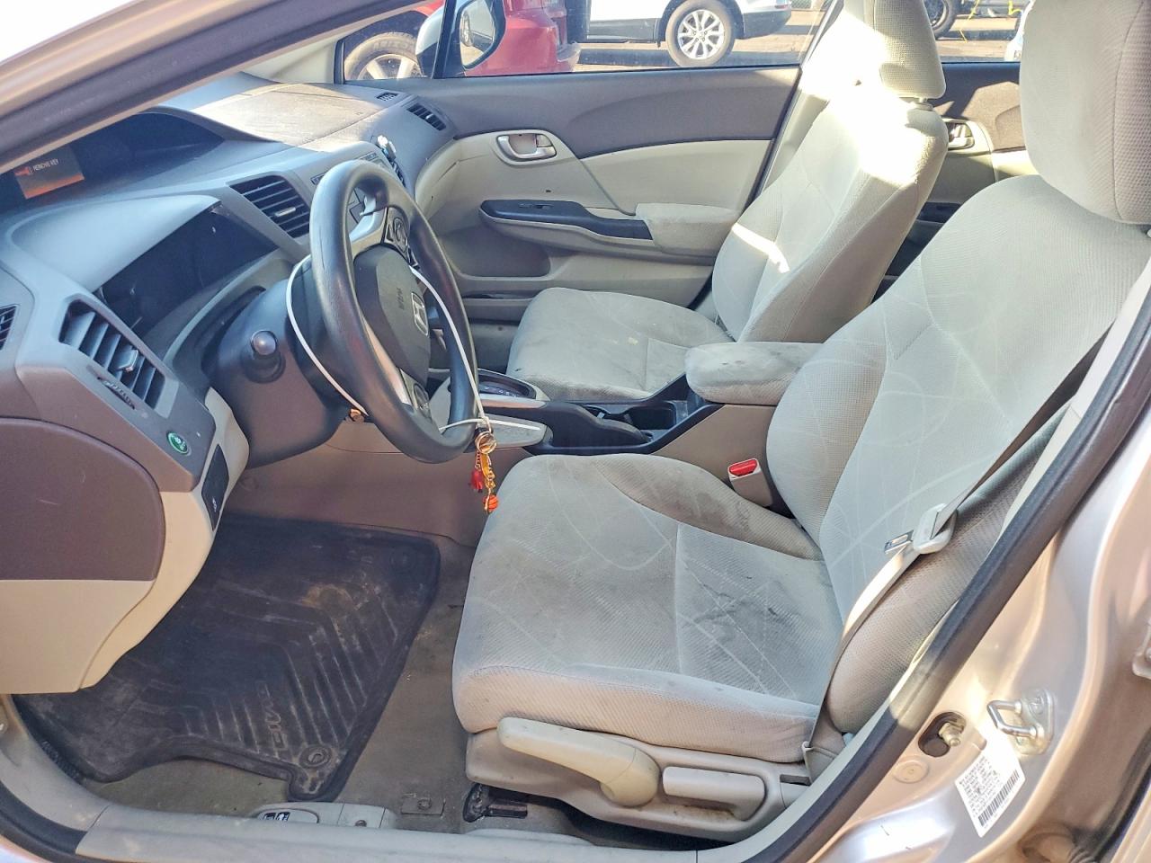 2012 Honda Civic Lx Silver vin: 2HGFB2F51CH319427