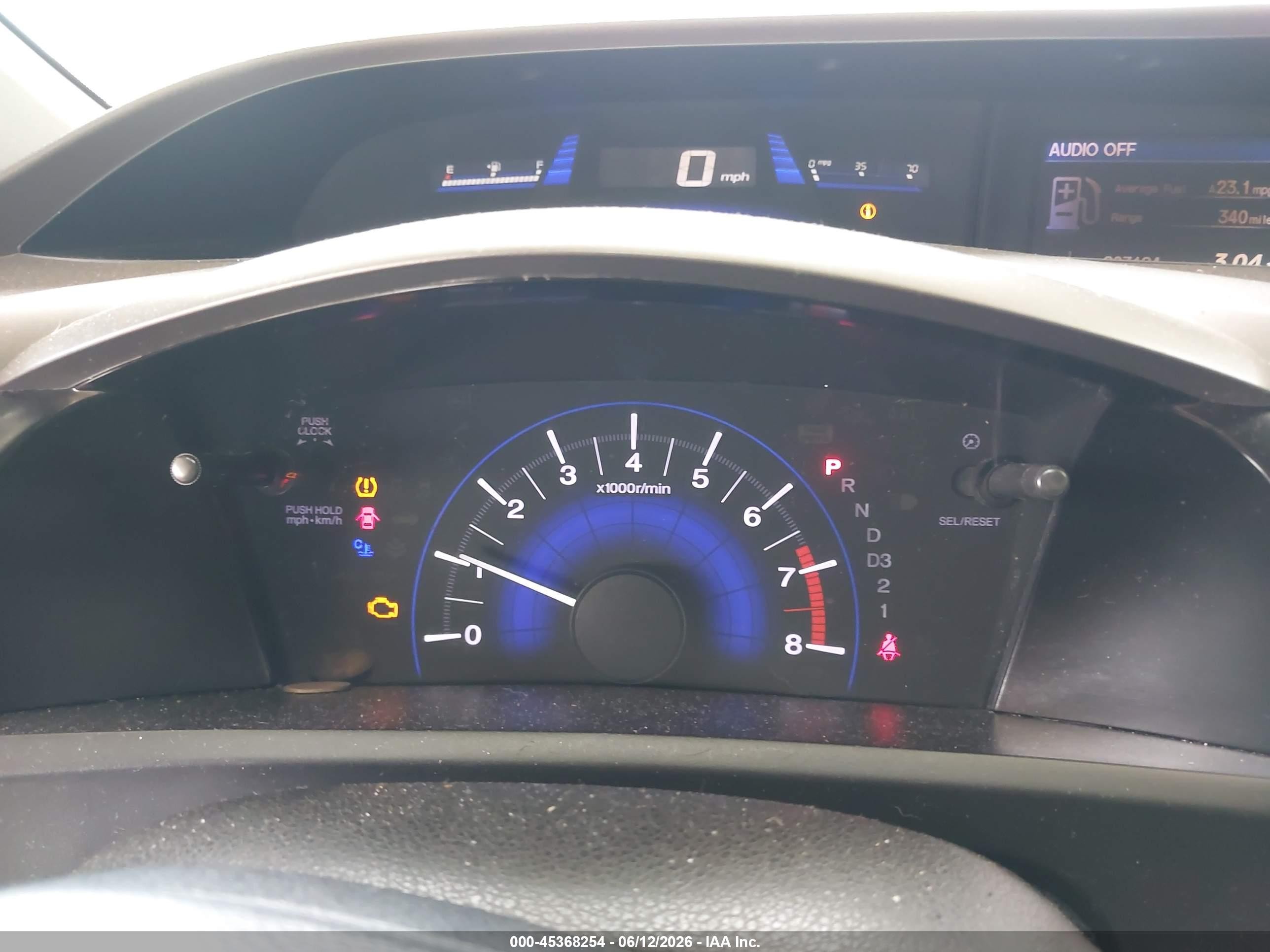 2012 Honda Civic Lx White vin: 2HGFB2F51CH326863