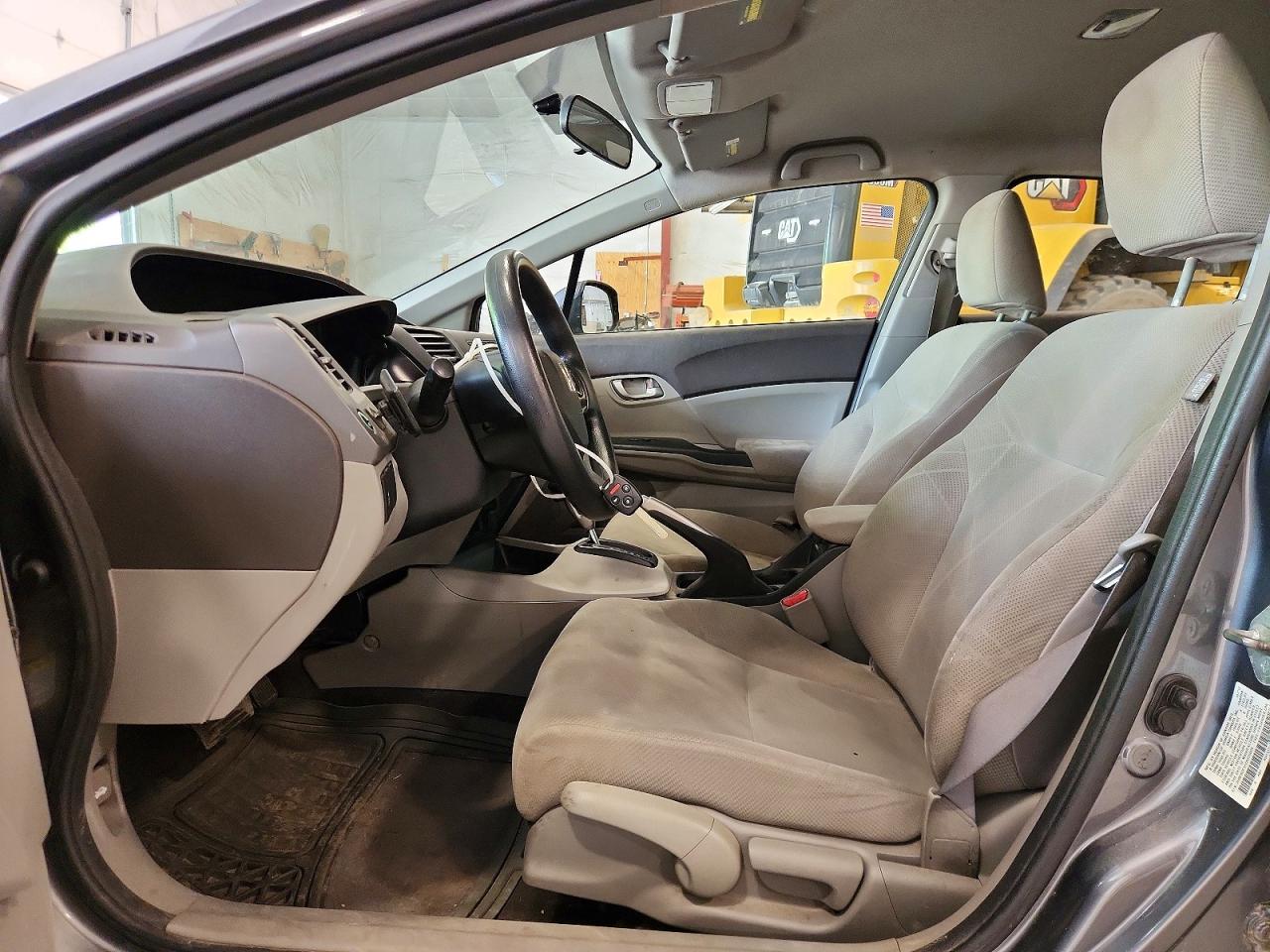 2012 Honda Civic Lx Gray vin: 2HGFB2F51CH329004