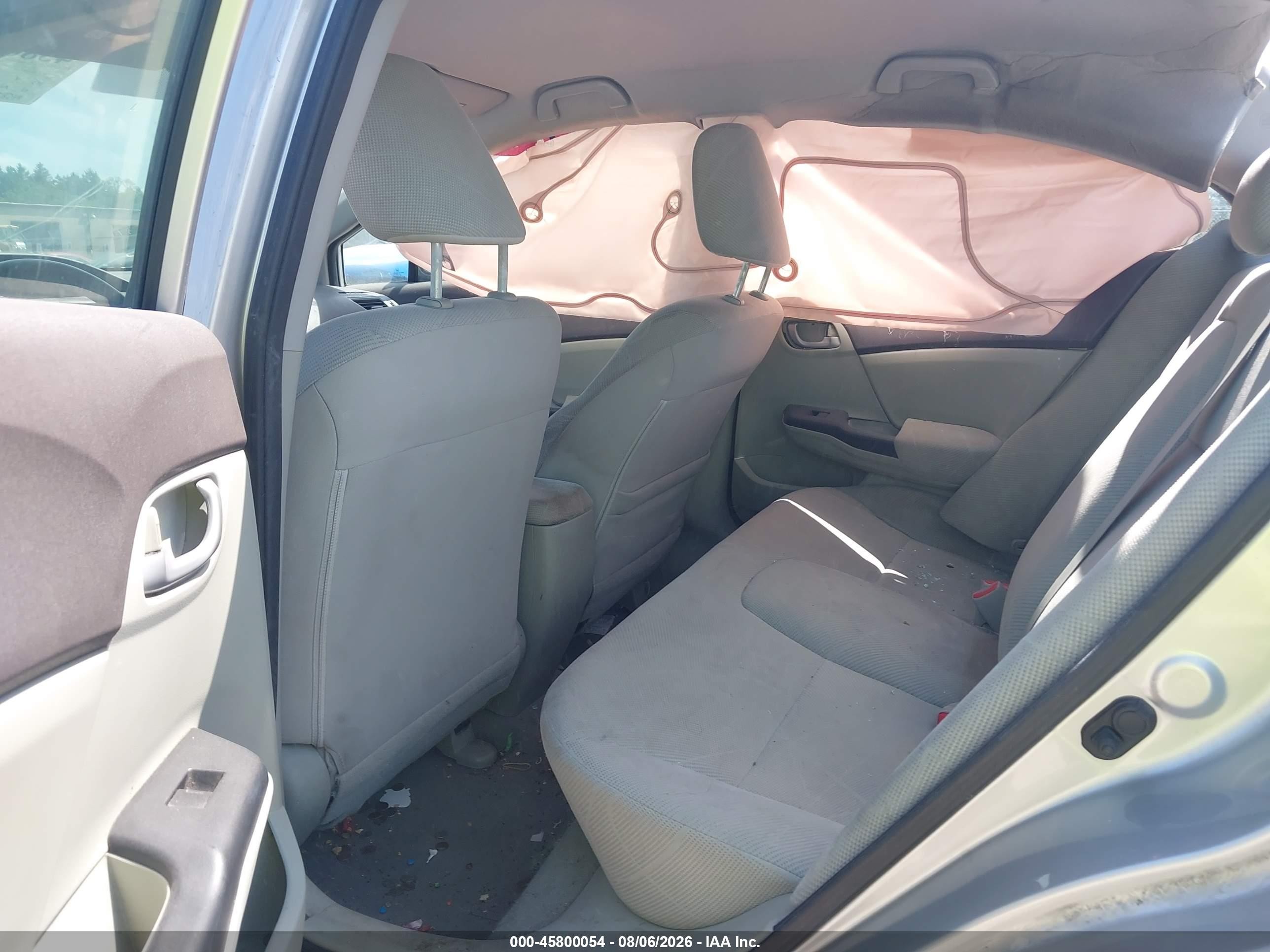 2012 Honda Civic Lx Silver vin: 2HGFB2F51CH331769
