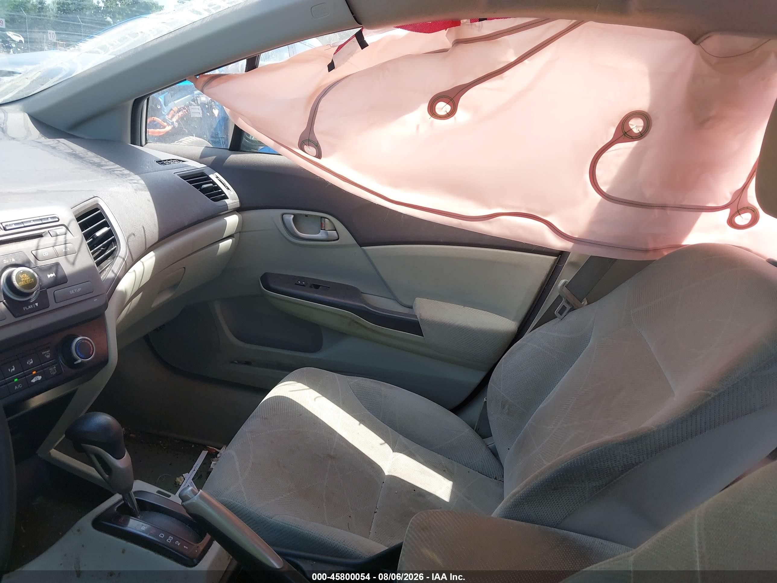 2012 Honda Civic Lx Silver vin: 2HGFB2F51CH331769