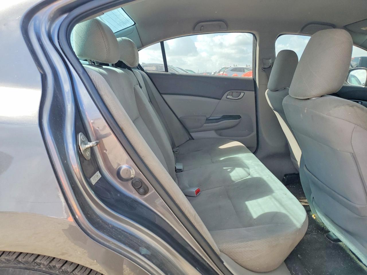 2012 Honda Civic Lx Gray vin: 2HGFB2F51CH334137