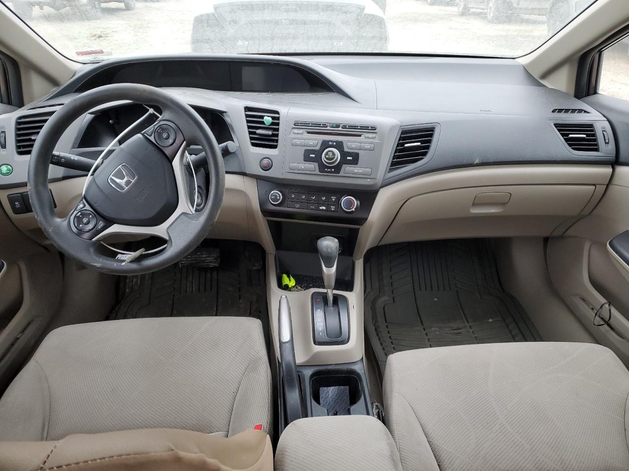 2012 Honda Civic Lx Brown vin: 2HGFB2F51CH518154