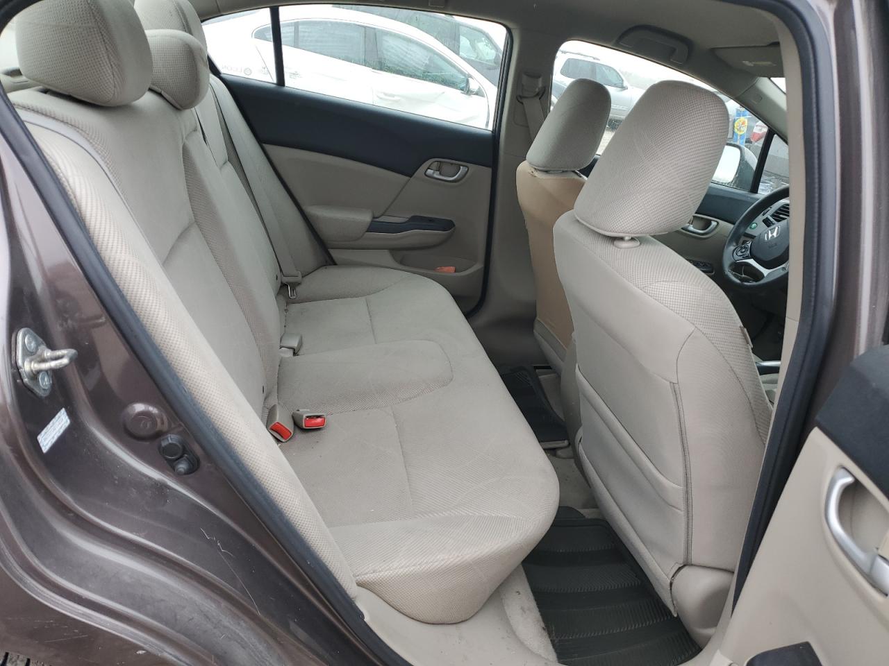 2012 Honda Civic Lx Brown vin: 2HGFB2F51CH518154