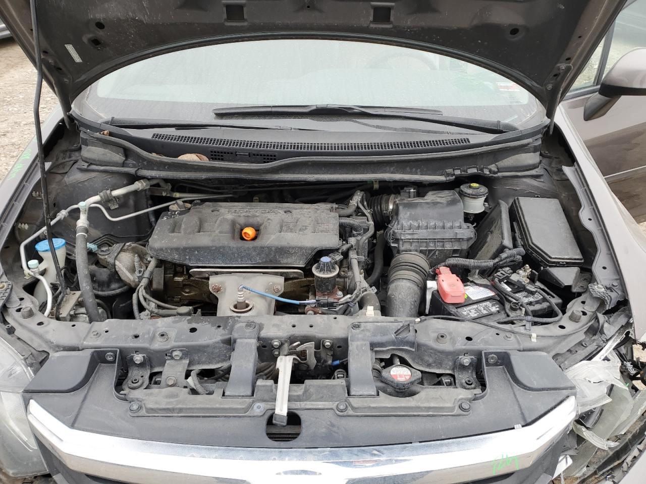 2012 Honda Civic Lx Brown vin: 2HGFB2F51CH518154