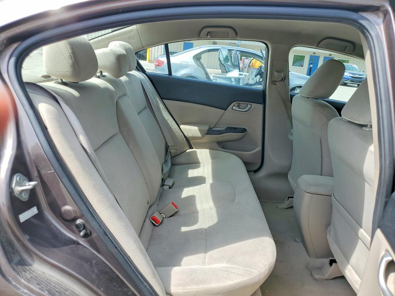 2012 Honda Civic Lx Brown vin: 2HGFB2F51CH542356