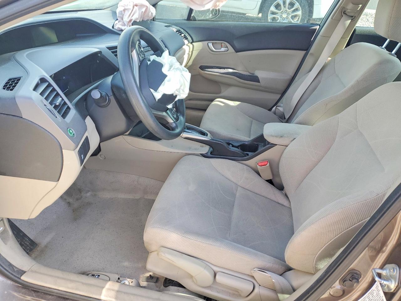 2012 Honda Civic Brown vin: 2HGFB2F51CH556080