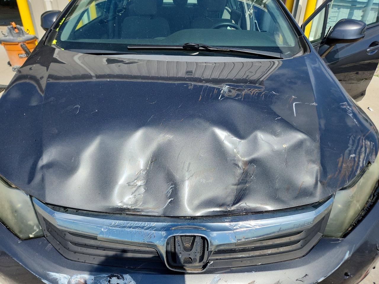 2012 Honda Civic Lx Gray vin: 2HGFB2F51CH560758
