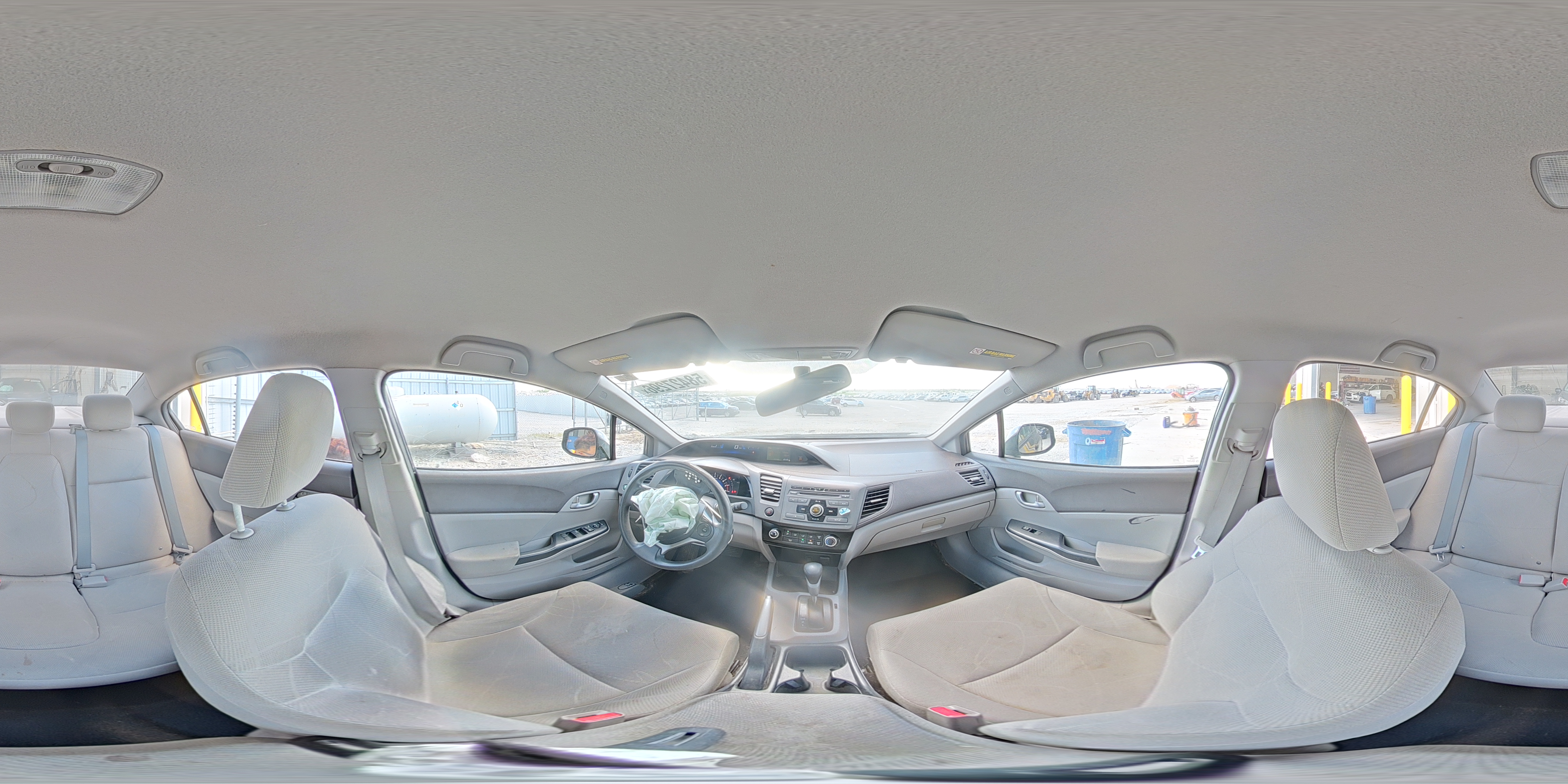 2012 Honda Civic Lx Gray vin: 2HGFB2F51CH560758