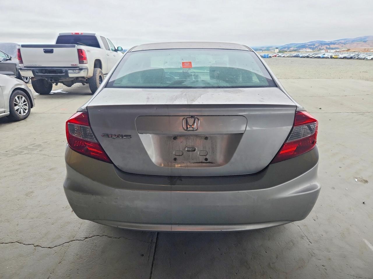 2012 Honda Civic Lx Silver vin: 2HGFB2F51CH562770