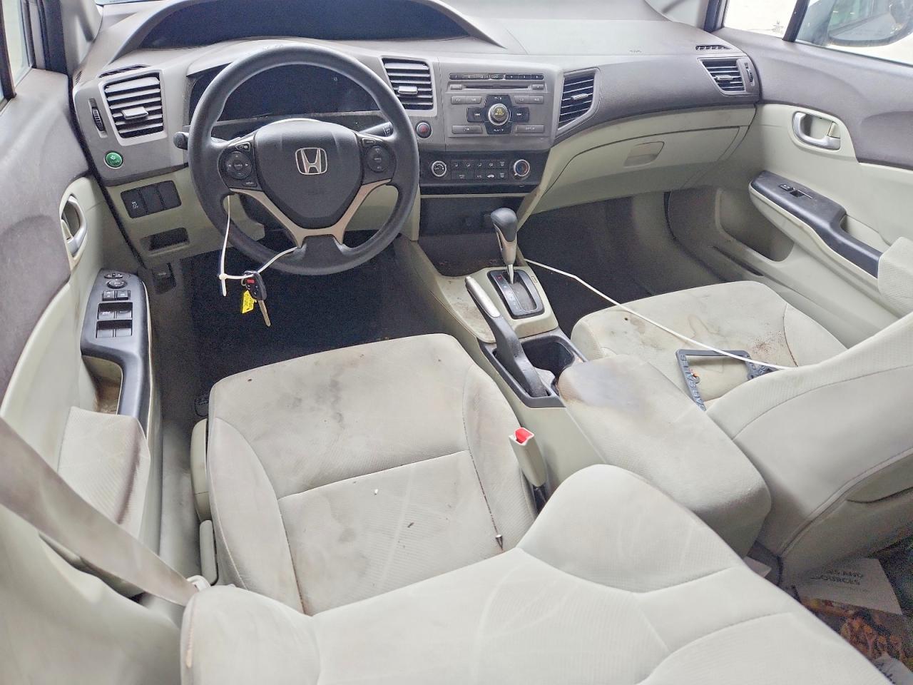 2012 Honda Civic Lx Silver vin: 2HGFB2F51CH562770