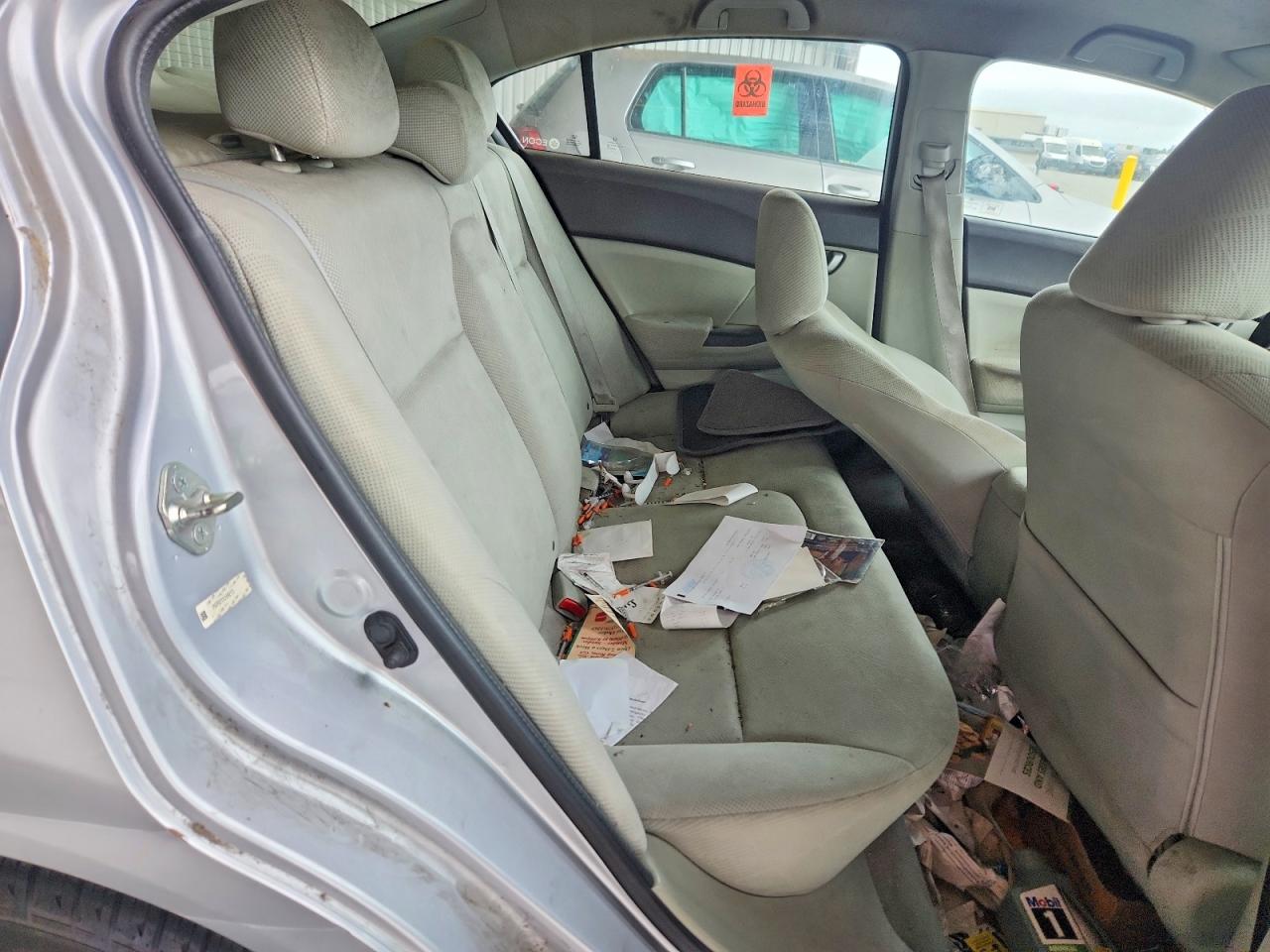 2012 Honda Civic Lx Silver vin: 2HGFB2F51CH562770