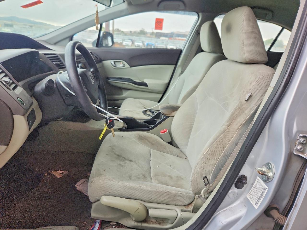 2012 Honda Civic Lx Silver vin: 2HGFB2F51CH562770