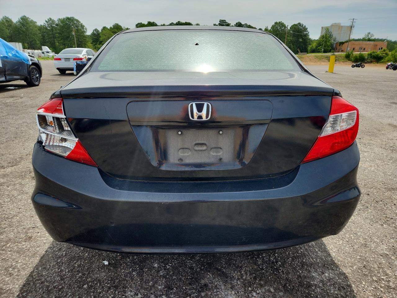 2012 Honda Civic Lx Black vin: 2HGFB2F51CH563482
