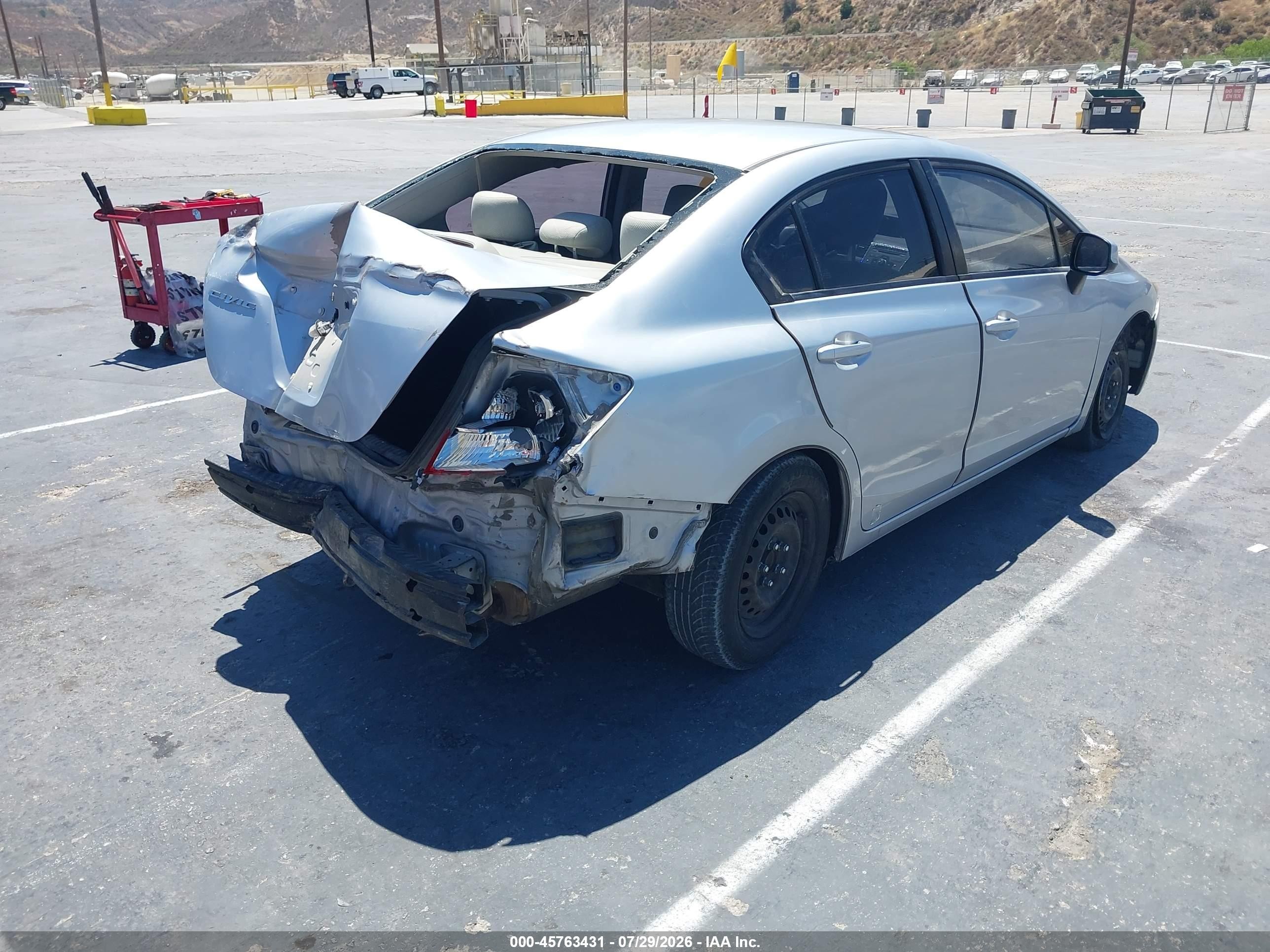 2012 Honda Civic Lx Silver vin: 2HGFB2F51CH564597