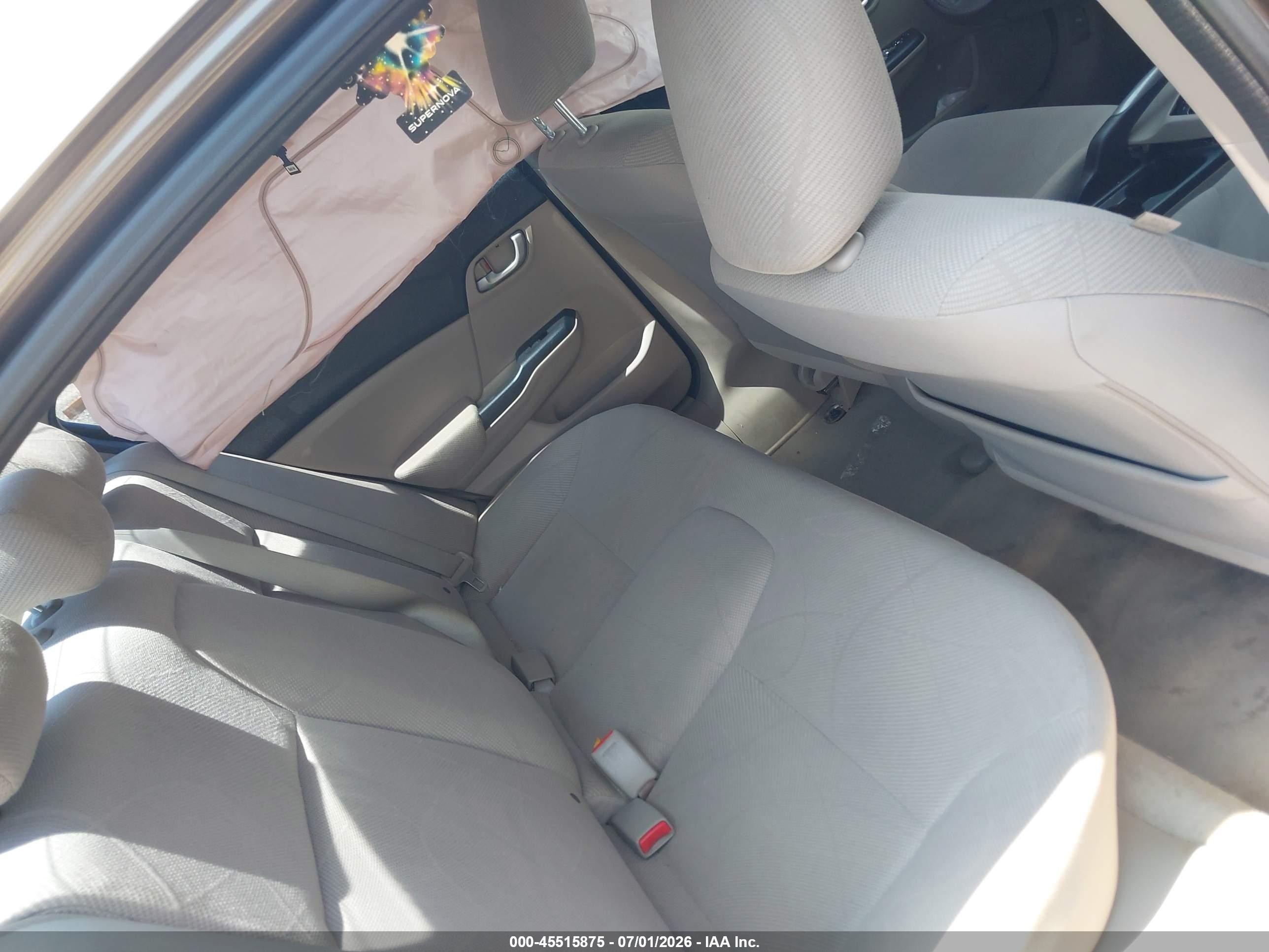 2012 Honda Civic Lx Brown vin: 2HGFB2F51CH566138