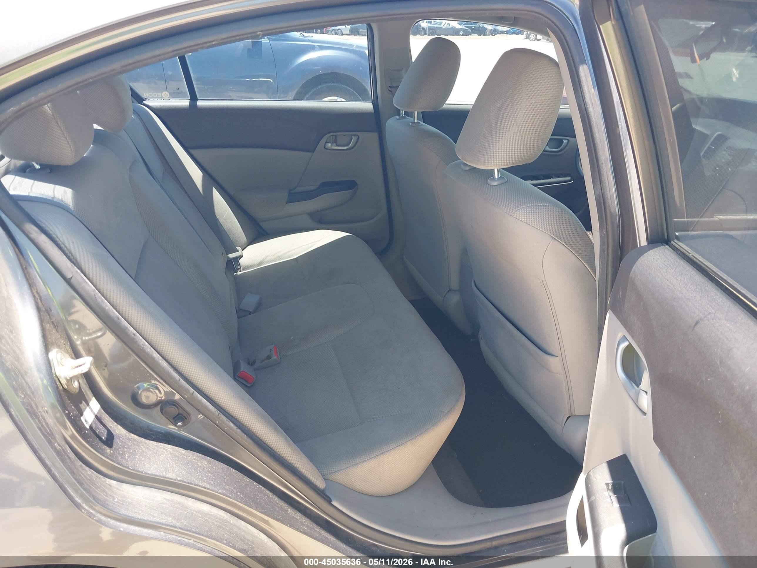 2012 Honda Civic Lx Gray vin: 2HGFB2F51CH579195