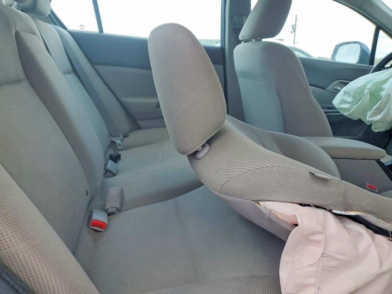 2012 Honda Civic Lx Gray vin: 2HGFB2F51CH581447