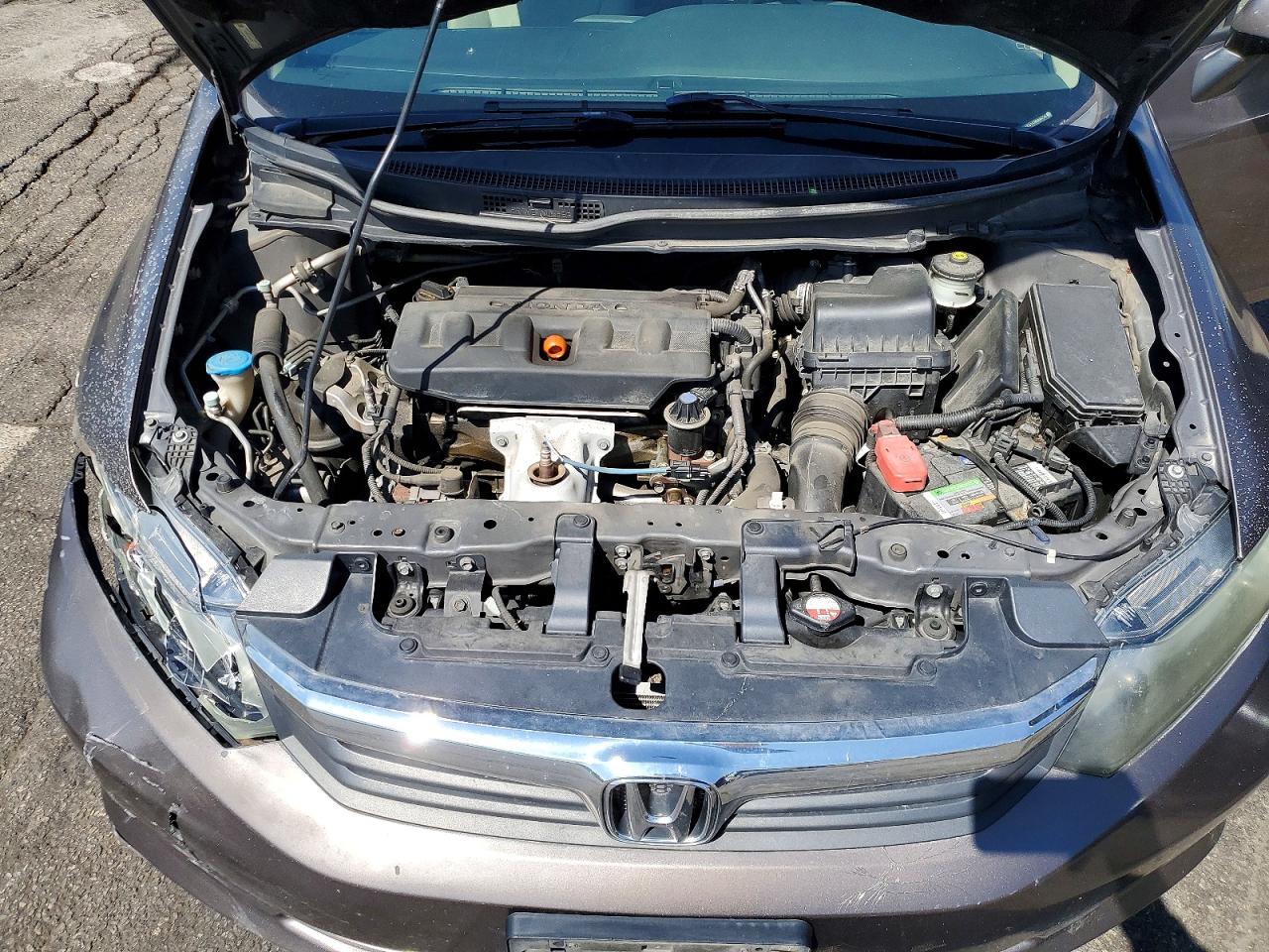 2012 Honda Civic Lx Gray vin: 2HGFB2F51CH588656