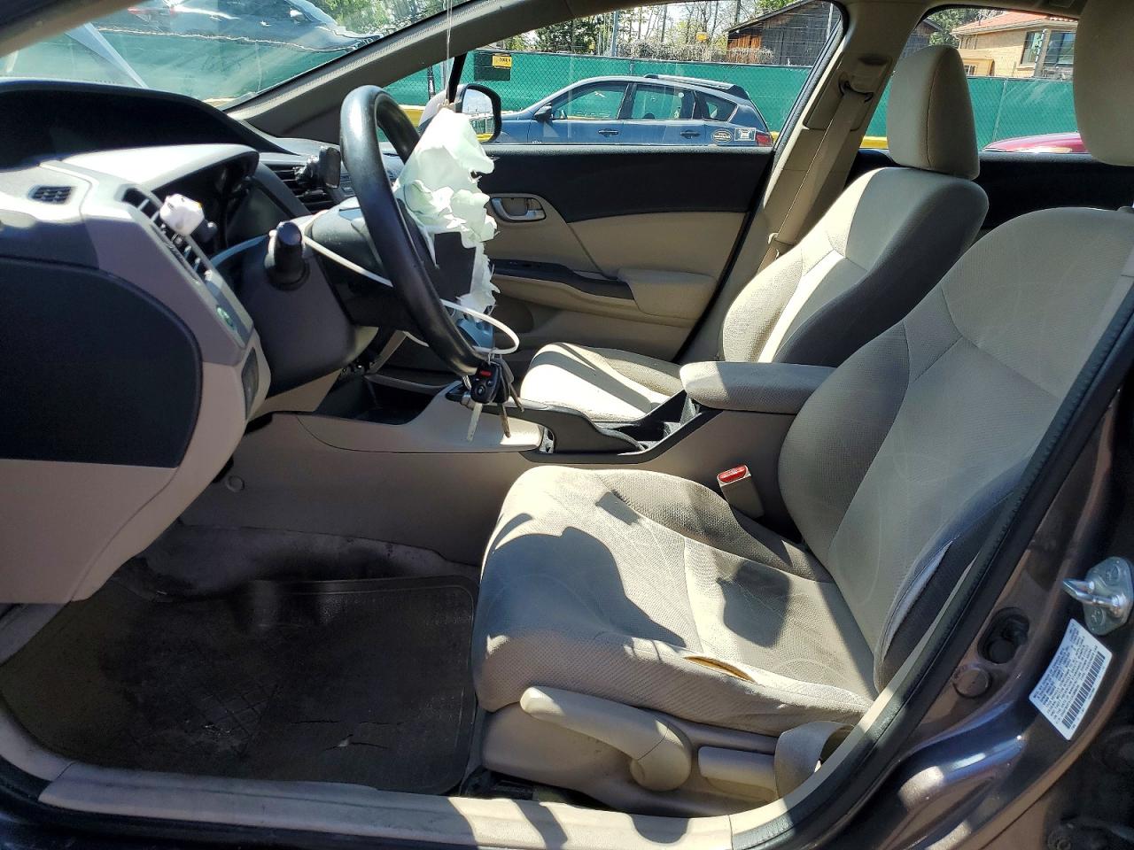 2012 Honda Civic Lx Gray vin: 2HGFB2F51CH588656