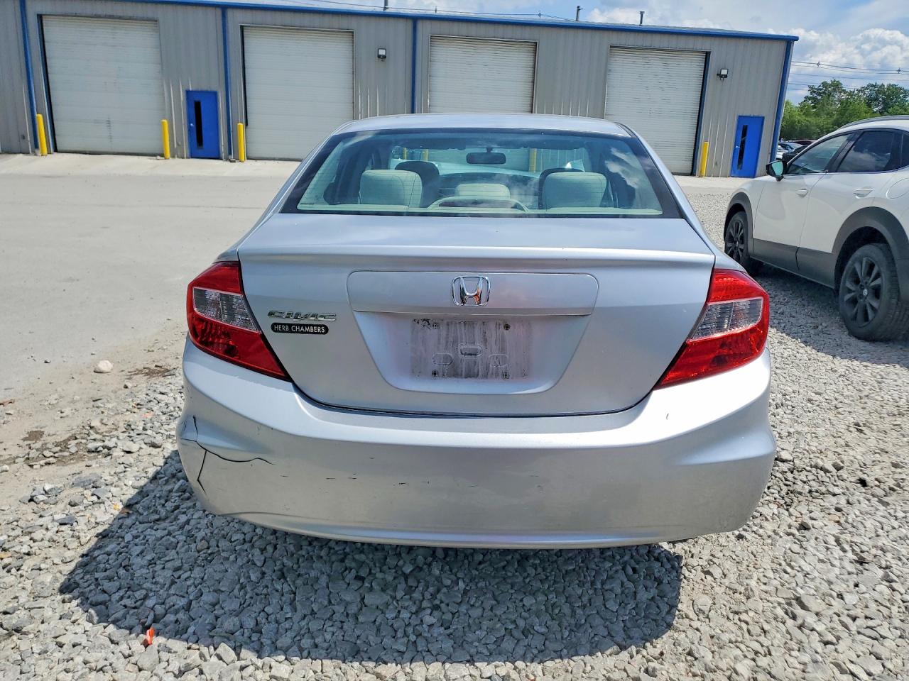 2012 Honda Civic Lx Серебряный vin: 2HGFB2F51CH597700