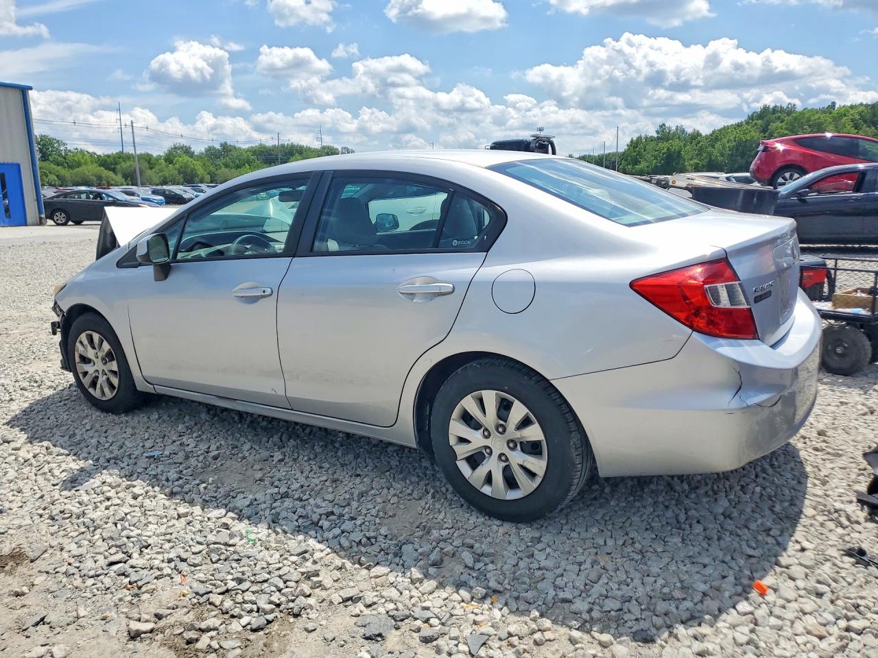 2012 Honda Civic Lx Серебряный vin: 2HGFB2F51CH597700