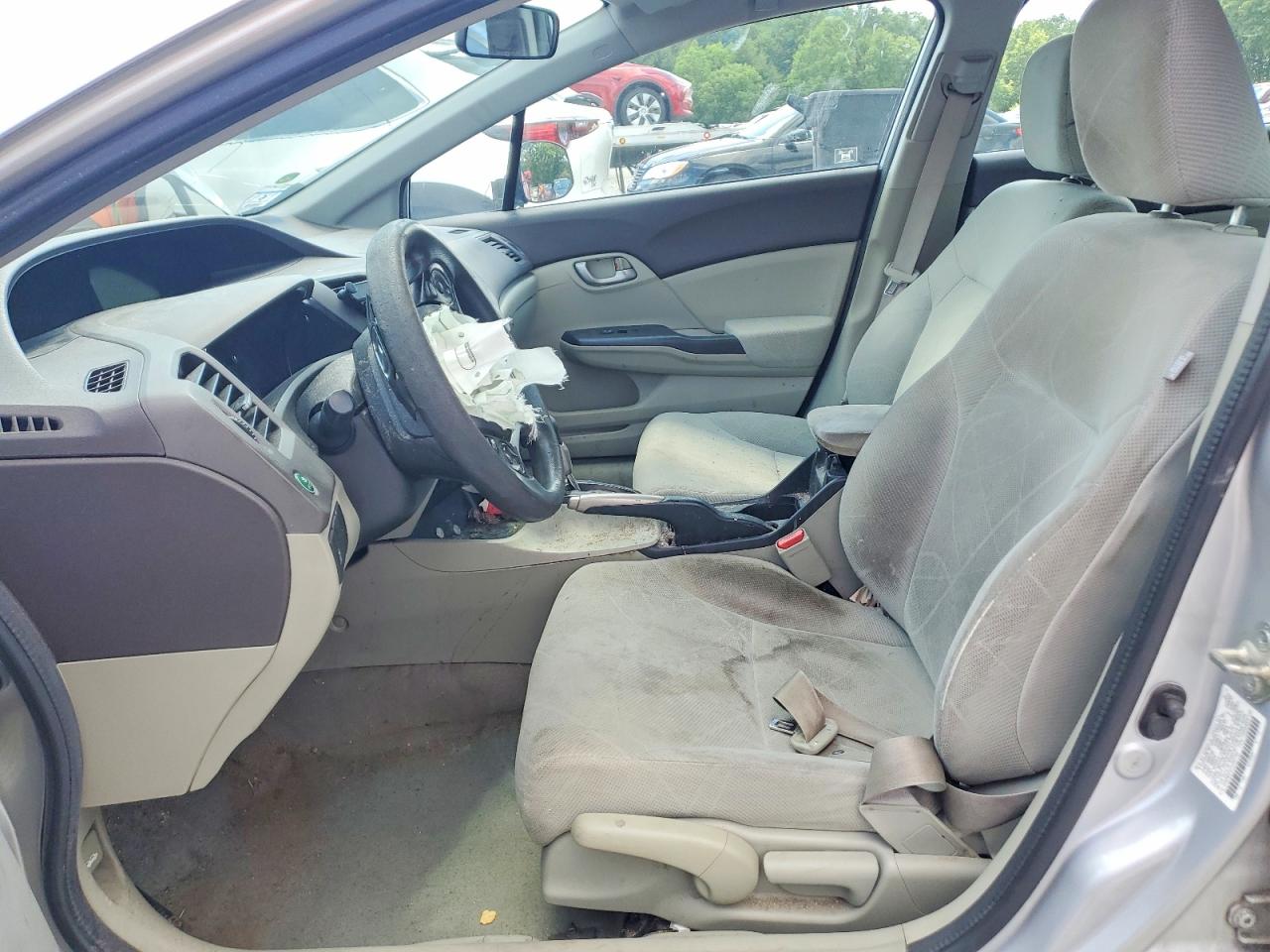 2012 Honda Civic Lx Серебряный vin: 2HGFB2F51CH597700