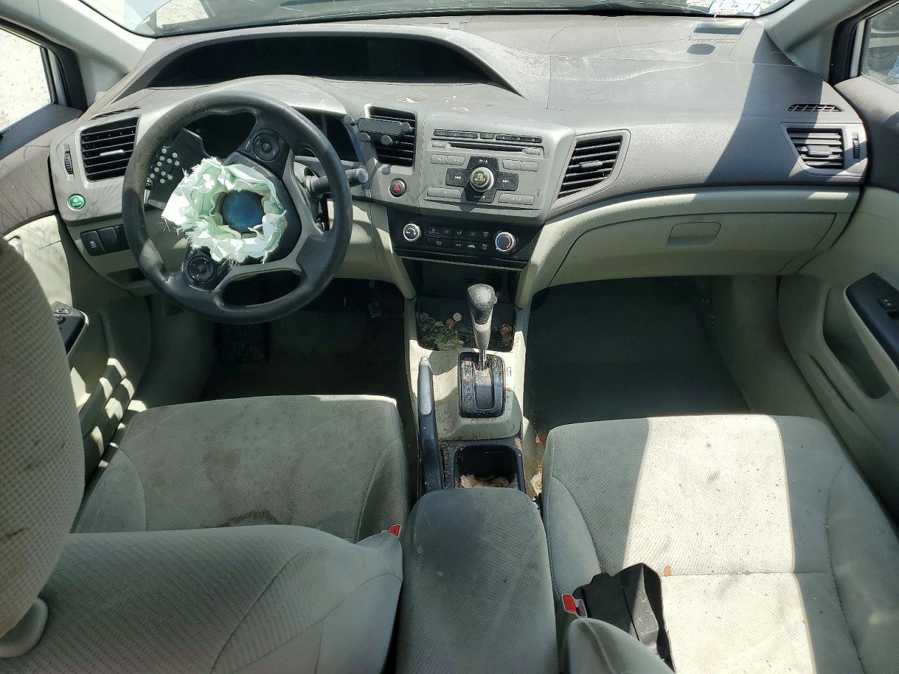 2012 Honda Civic Lx Серебряный vin: 2HGFB2F51CH597700