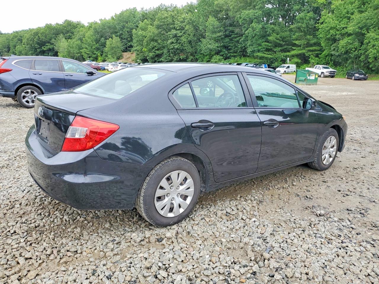 2012 Honda Civic Lx Черный vin: 2HGFB2F51CH599110