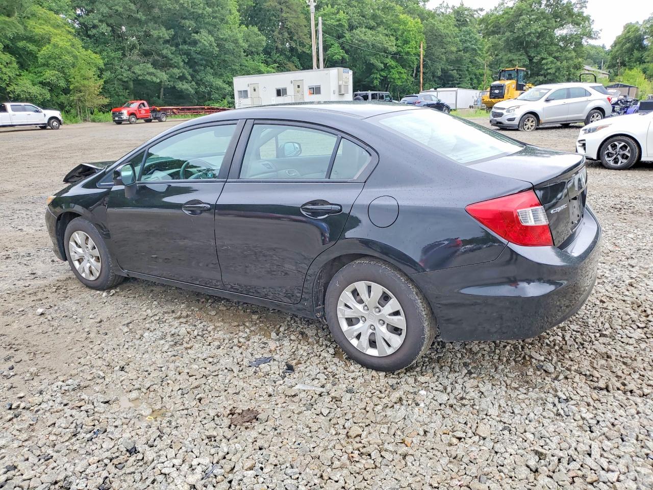 2012 Honda Civic Lx Черный vin: 2HGFB2F51CH599110