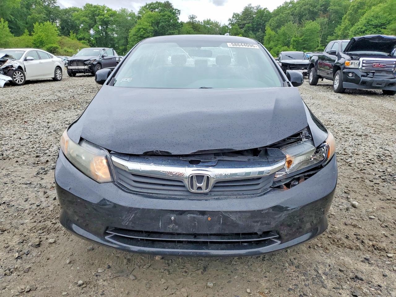 2012 Honda Civic Lx Черный vin: 2HGFB2F51CH599110