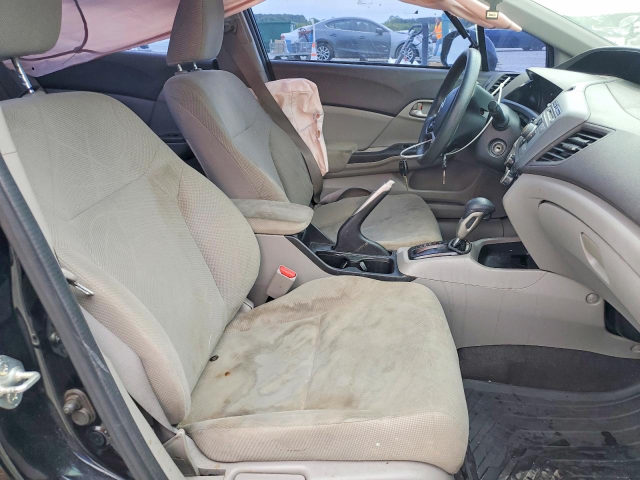 2012 Honda Civic Lx Черный vin: 2HGFB2F51CH609411