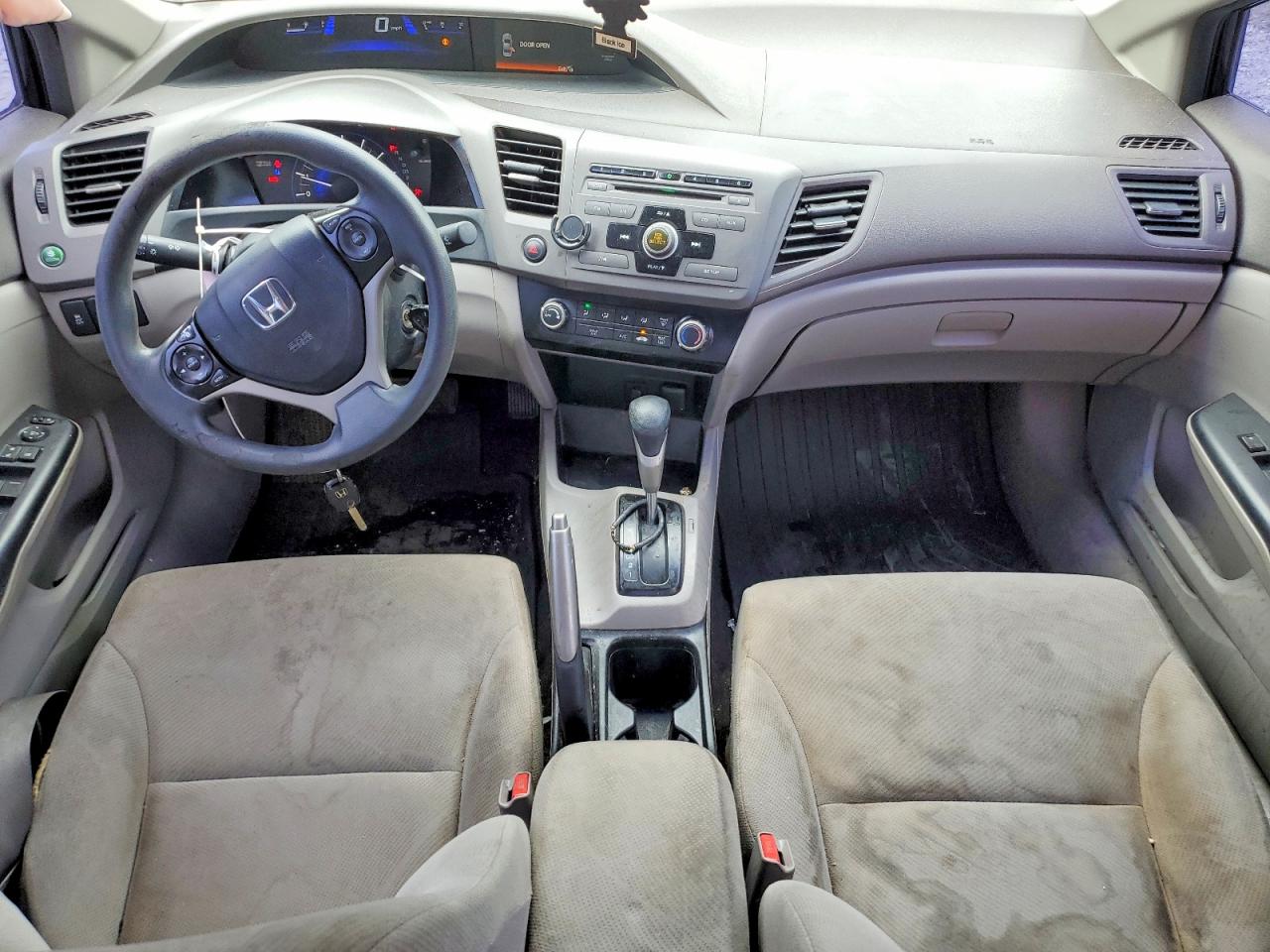 2012 Honda Civic Lx Черный vin: 2HGFB2F51CH609411