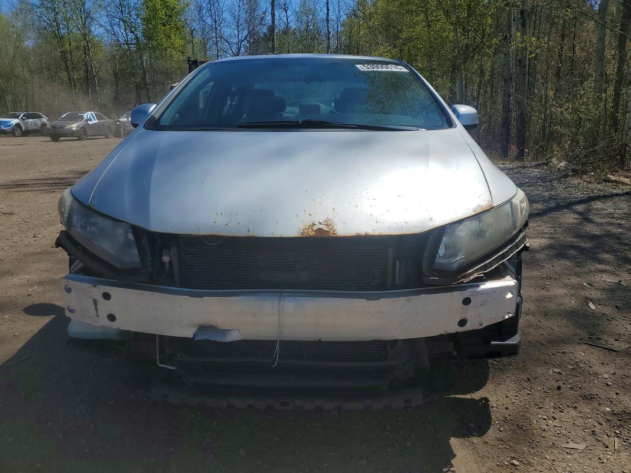 2013 Honda Civic Lx Silver vin: 2HGFB2F51DH004211