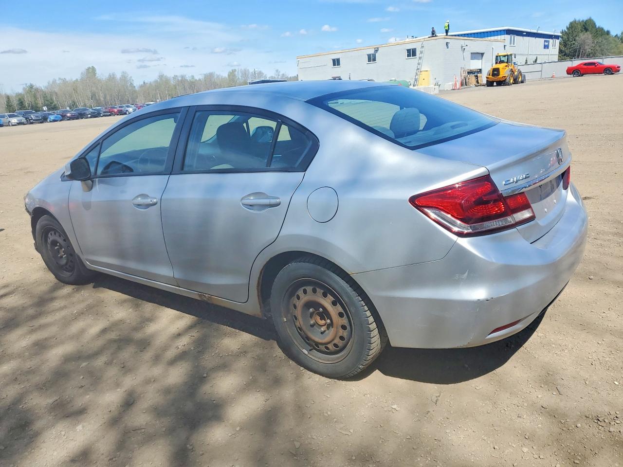 2013 Honda Civic Lx Silver vin: 2HGFB2F51DH004211