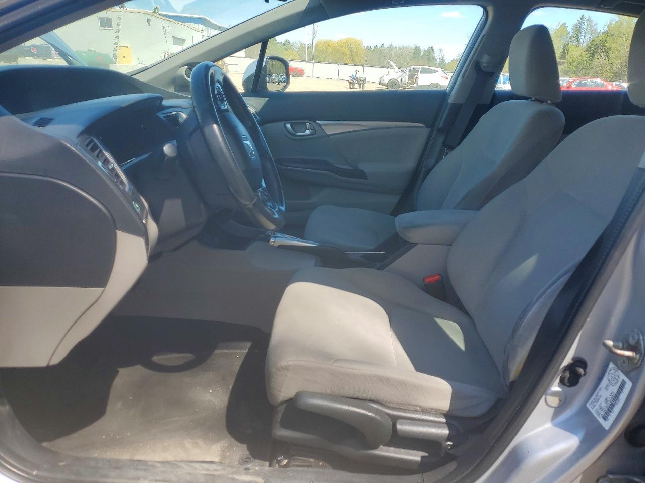 2013 Honda Civic Lx Silver vin: 2HGFB2F51DH004211