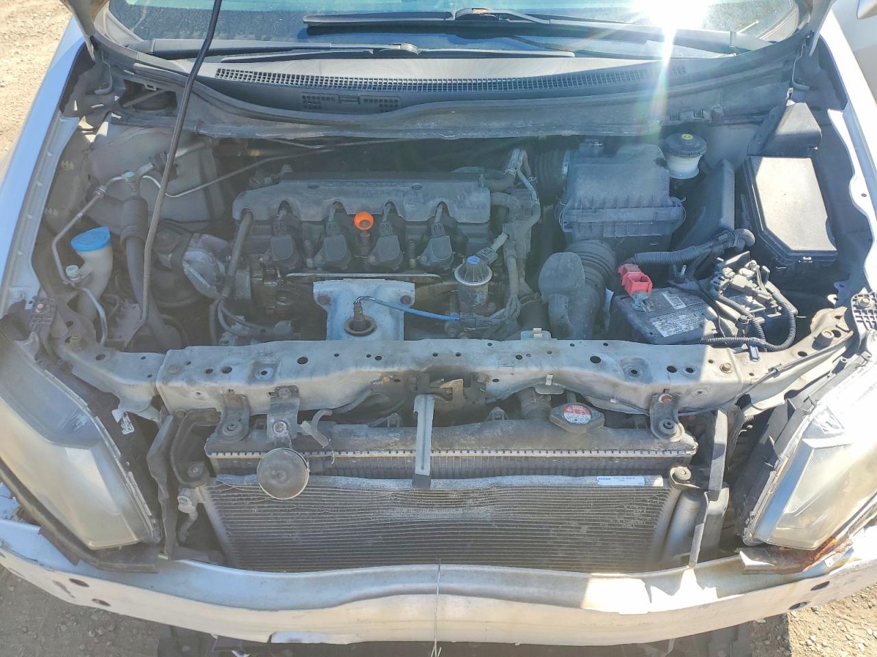 2013 Honda Civic Lx Silver vin: 2HGFB2F51DH004211
