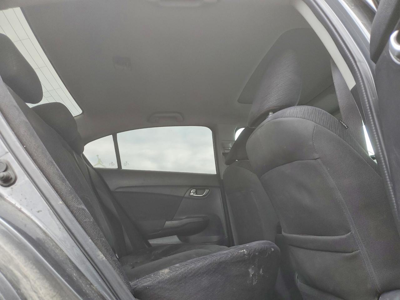 2013 Honda Civic Lx Gray vin: 2HGFB2F51DH029979