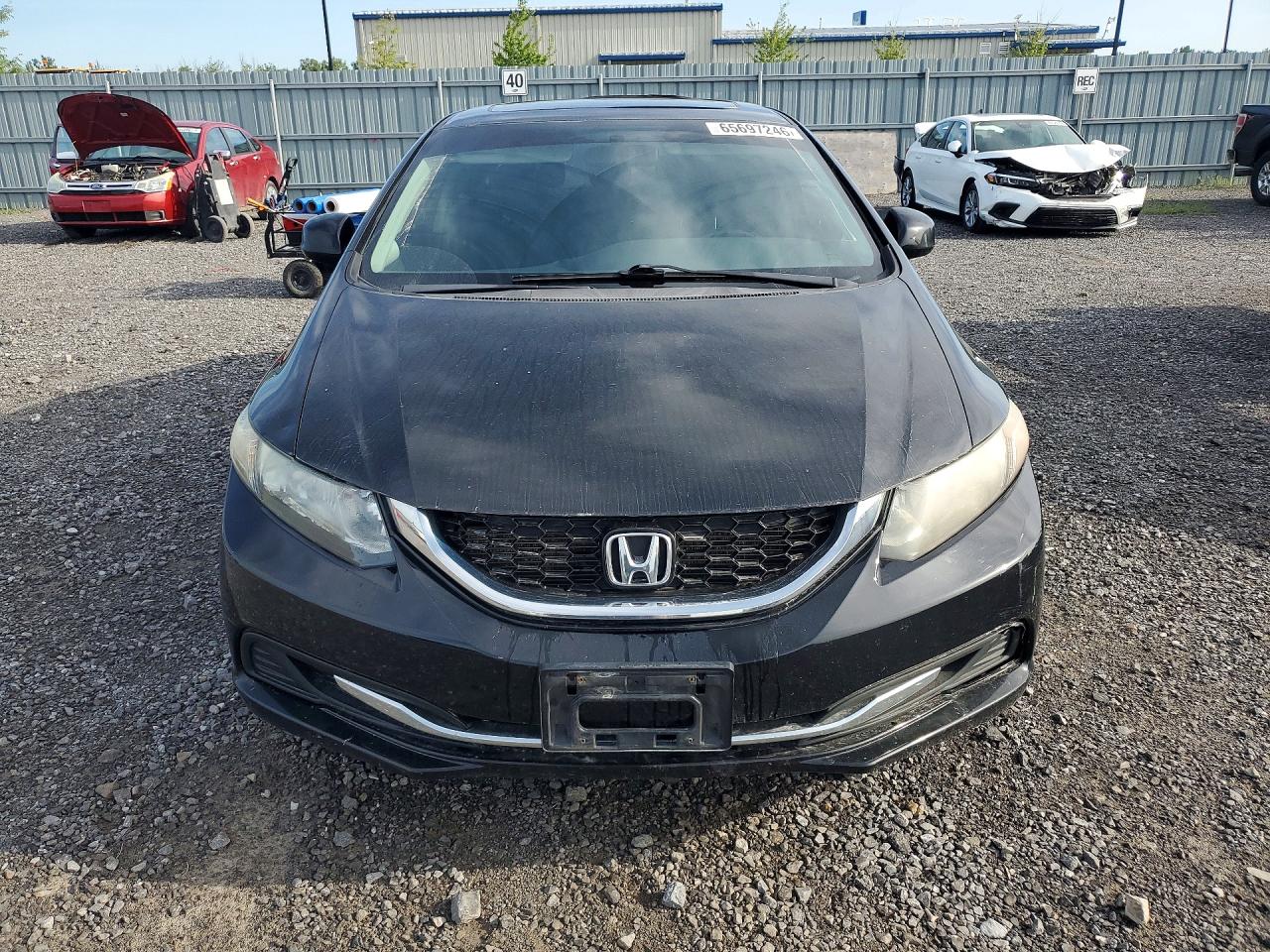 2013 Honda Civic Lx Black vin: 2HGFB2F51DH036821