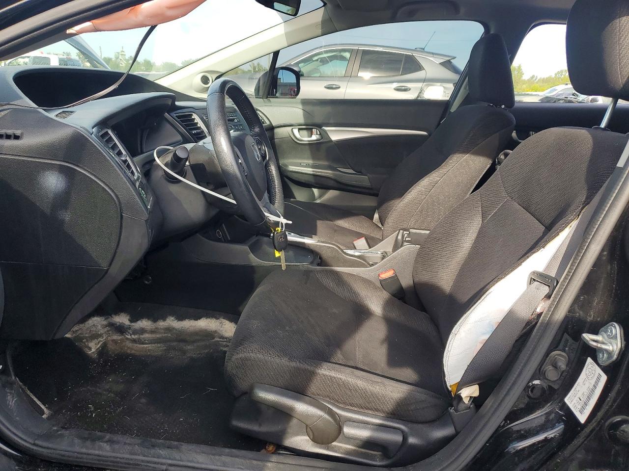 2013 Honda Civic Lx Black vin: 2HGFB2F51DH036821