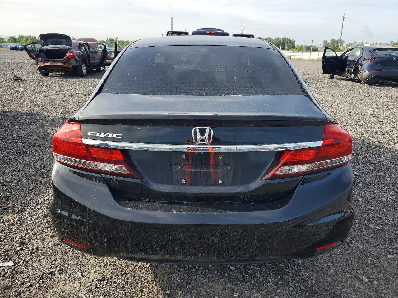 2013 Honda Civic Lx Black vin: 2HGFB2F51DH036821