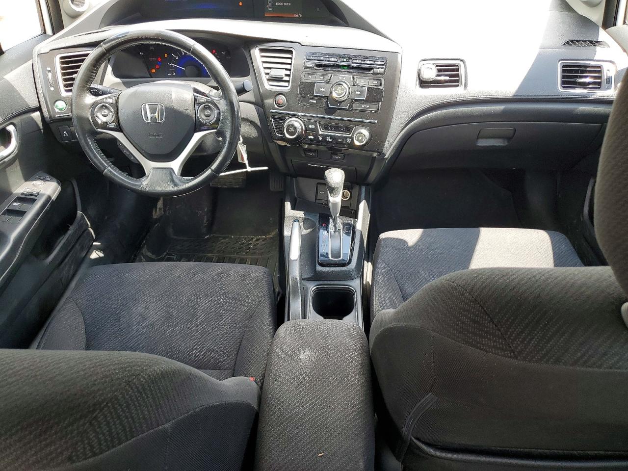 2013 Honda Civic Lx White vin: 2HGFB2F51DH102509