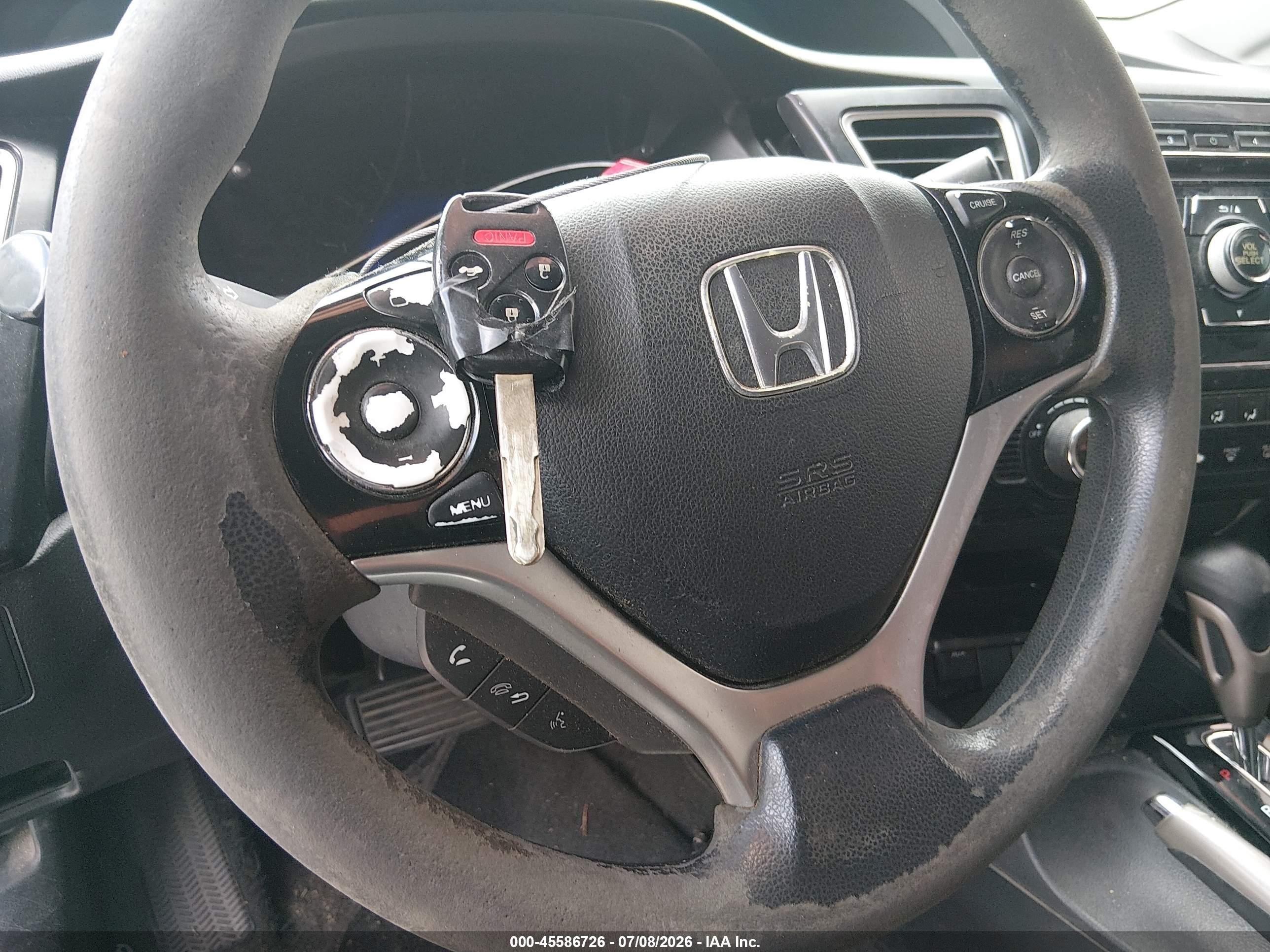 2013 Honda Civic Lx Gray vin: 2HGFB2F51DH302094