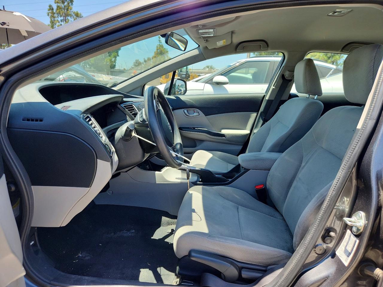 2013 Honda Civic Lx Gray vin: 2HGFB2F51DH501694
