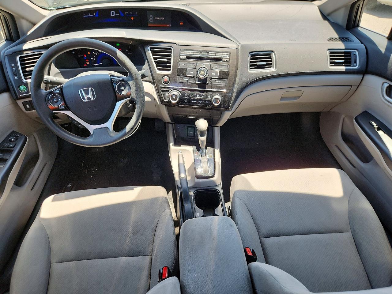2013 Honda Civic Lx Gray vin: 2HGFB2F51DH501694