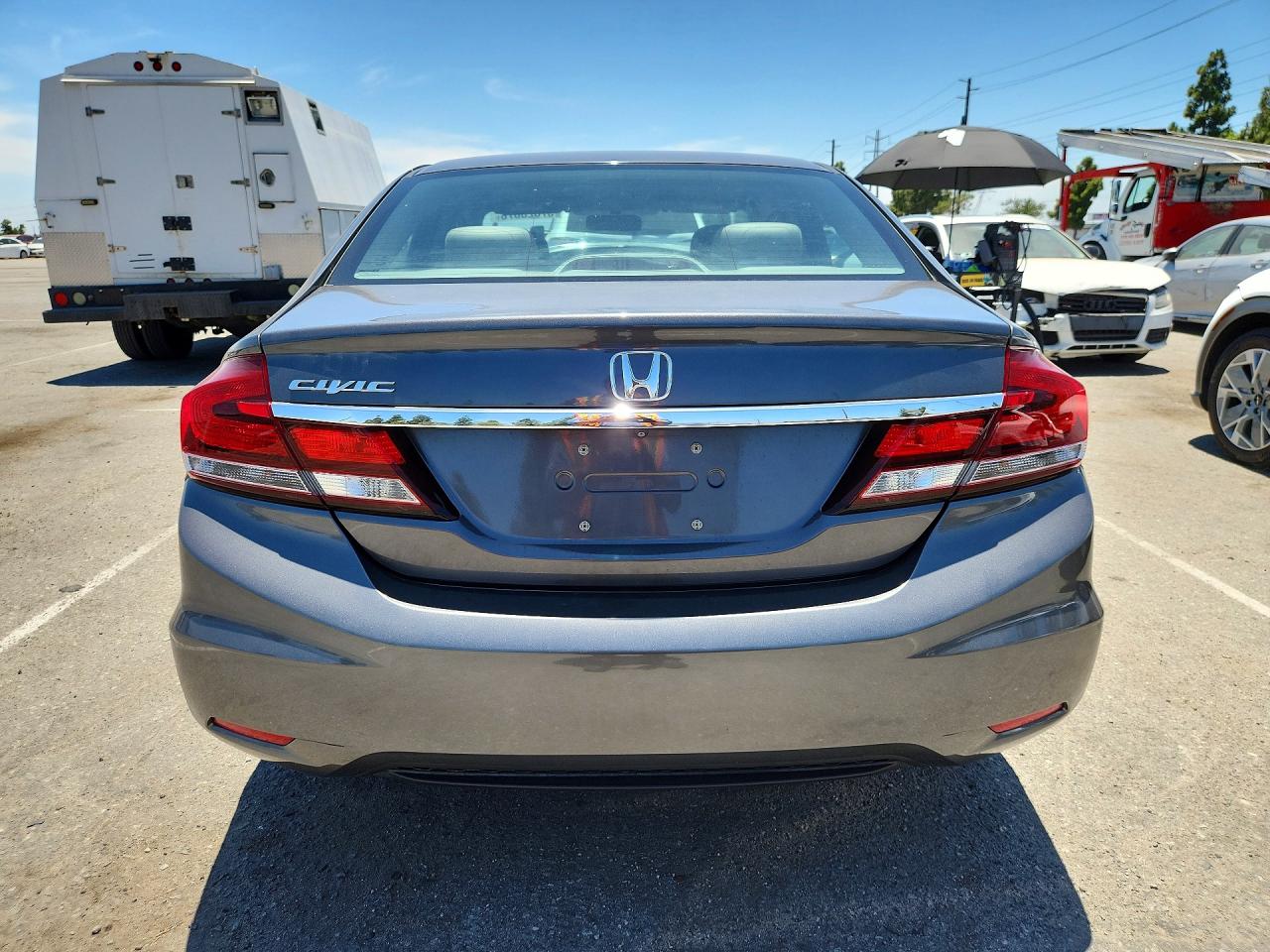 2013 Honda Civic Lx Gray vin: 2HGFB2F51DH501694