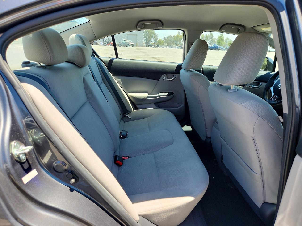2013 Honda Civic Lx Gray vin: 2HGFB2F51DH501694