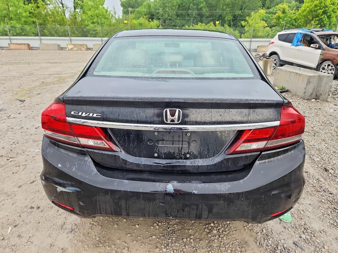 2013 Honda Civic Lx Black vin: 2HGFB2F51DH513201